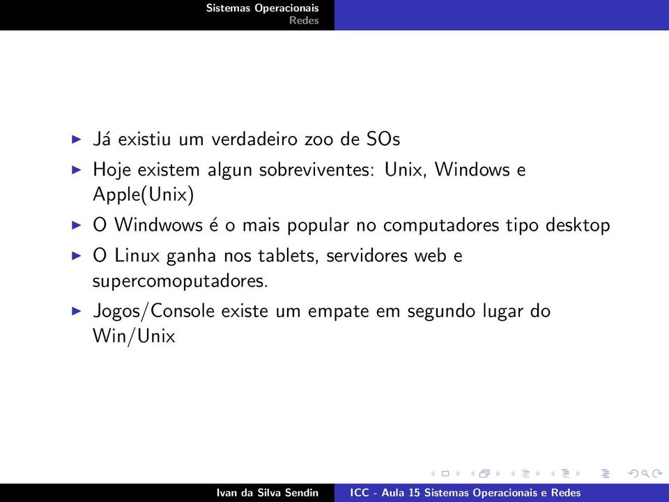 computadores tipo desktop O Linux ganha nos tablets, servidores web e