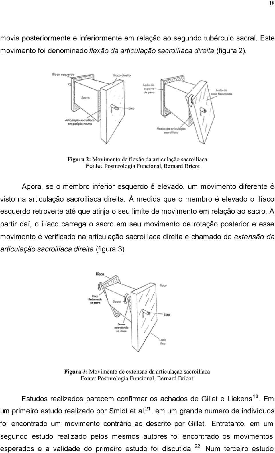 sacroilíaca direita. À medida que o membro é elevado o ilíaco esquerdo retroverte até que atinja o seu limite de movimento em relação ao sacro.