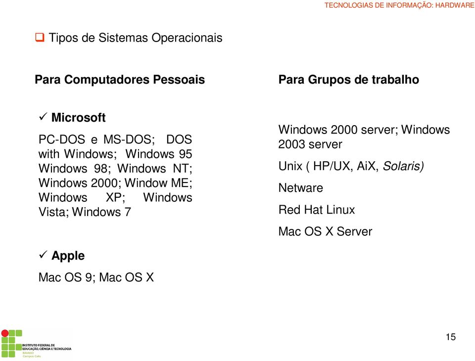 2000; Window ME; Windows XP; Windows Vista; Windows 7 Windows 2000 server; Windows 2003