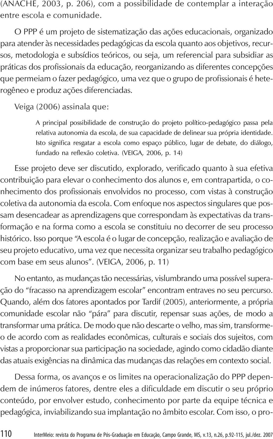 Educação, Campo Grande, MS, v.