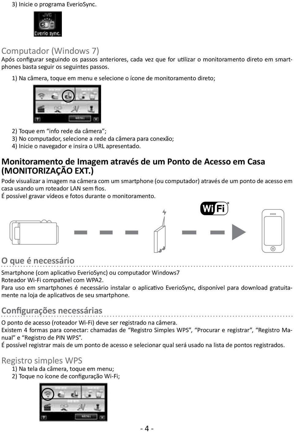 URL apresentado. Monitoramento de Imagem através de um Ponto de Acesso em Casa (MONITORIZAÇÃO EXT.