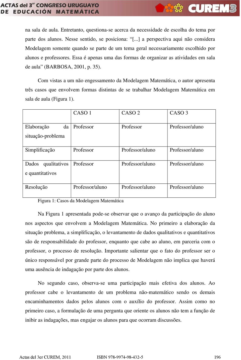 Fur CASO CASO CASO 3 Elborção d stução-proble Professor Professor Professor/luo Splfcção Professor Professor/luo Professor/luo Ddos qulttvos e qutttvos Professor Professor/luo Professor/luo Resolução