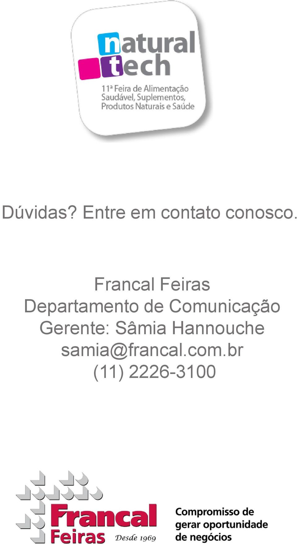 Comunicação Gerente: Sâmia