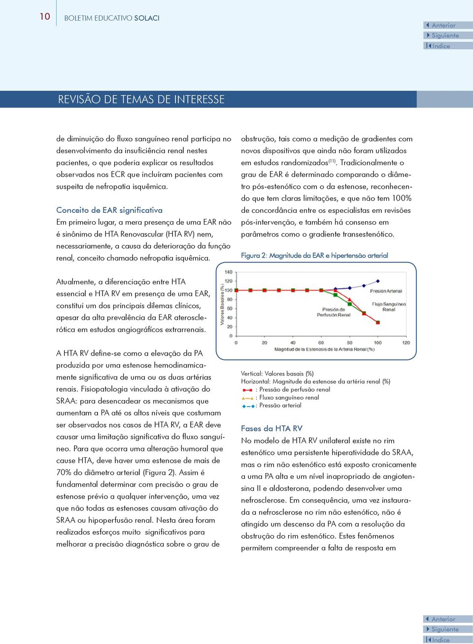 Conceito de EAR significativa Em primeiro lugar, a mera presença de uma EAR não é sinônimo de HTA Renovascular (HTA RV) nem, necessariamente, a causa da deterioração da função renal, conceito chamado