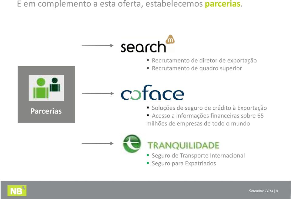 Soluções de seguro de crédito à Exportação Acesso a informações financeiras sobre