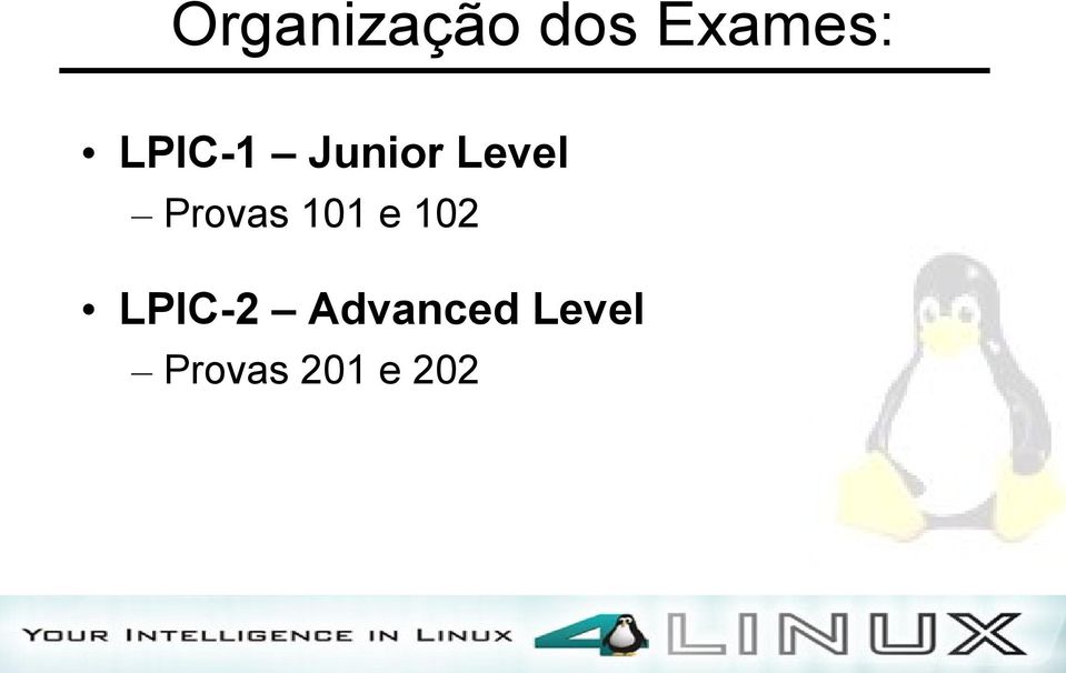 Provas 101 e 102 LPIC-2