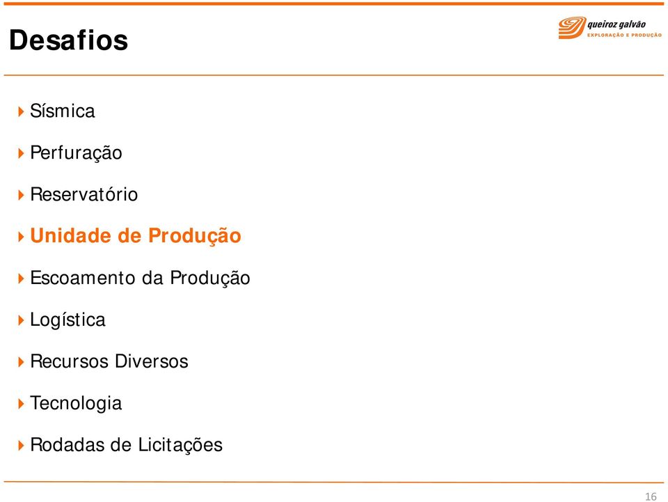 Escoamento da Produção Logística