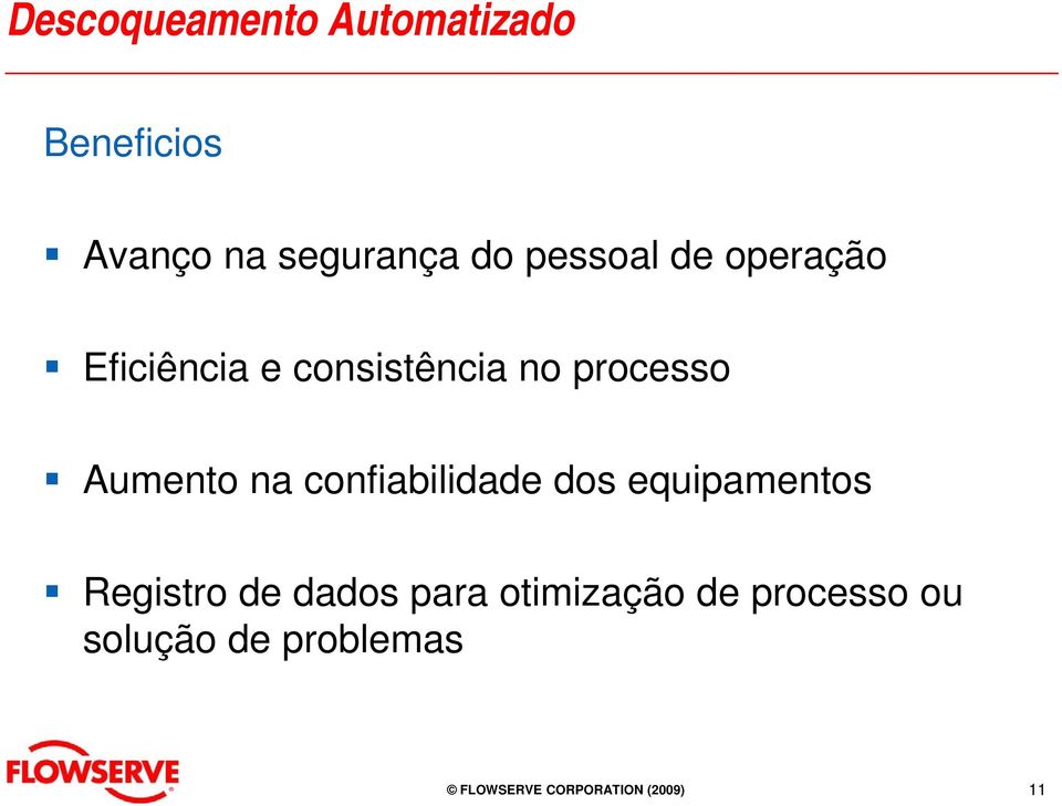 na confiabilidade dos equipamentos Registro de dados para