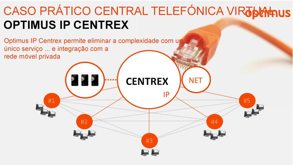 complexidade com um único serviço.