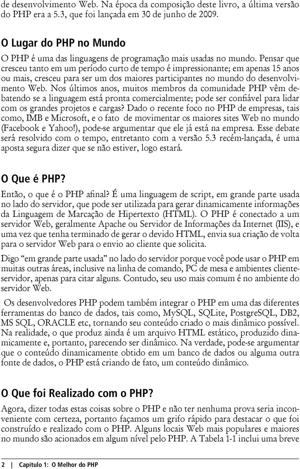 Pensar que cresceu tanto em um período curto de tempo é impressionante; em apenas 15 anos ou mais, cresceu para ser um dos maiores participantes no mundo do desenvolvimento Web.