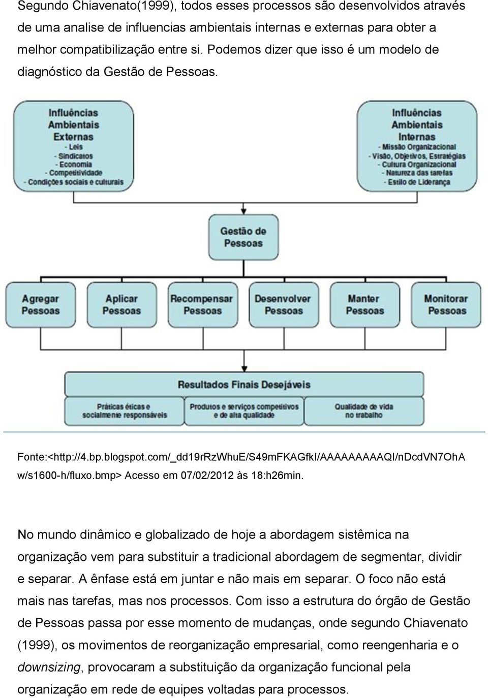 bmp> Acesso em 07/02/2012 às 18:h26min. No mundo dinâmico e globalizado de hoje a abordagem sistêmica na organização vem para substituir a tradicional abordagem de segmentar, dividir e separar.