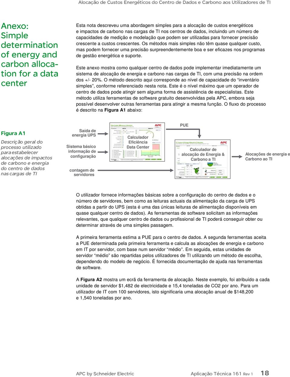 Os métodos mais simples não têm quase qualquer custo, mas podem fornecer uma precisão surpreendentemente boa e ser eficazes nos programas de gestão energética e suporte.