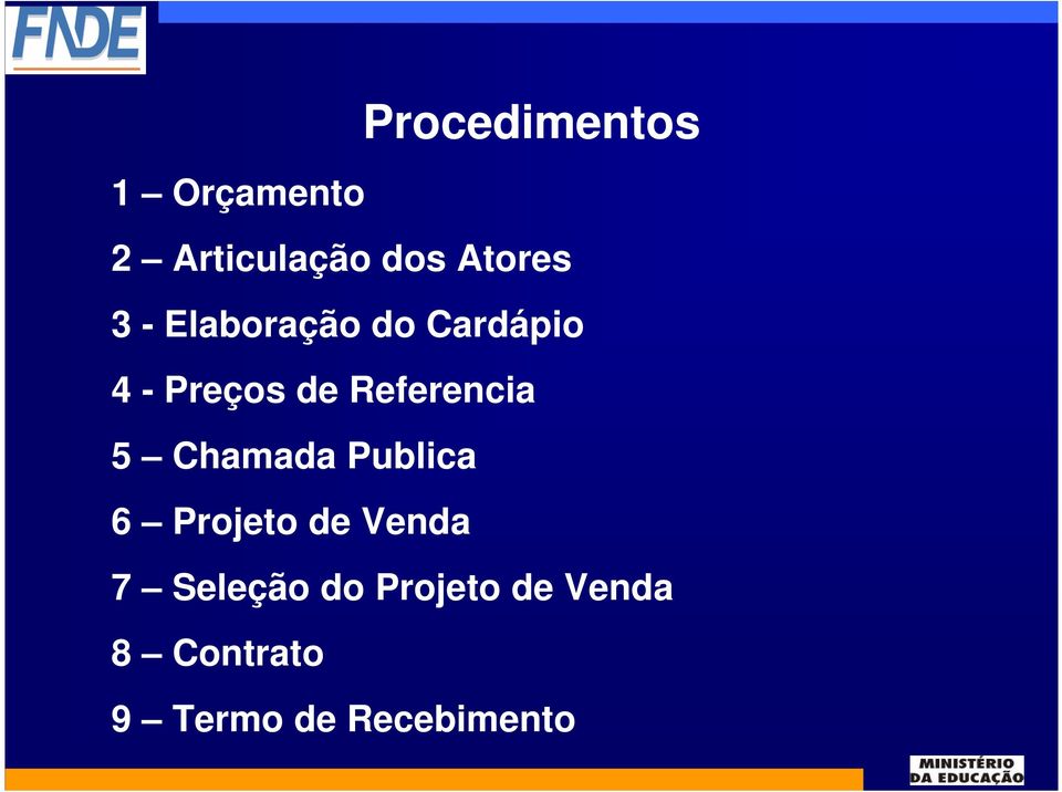 Referencia 5 Chamada Publica 6 Projeto de Venda 7