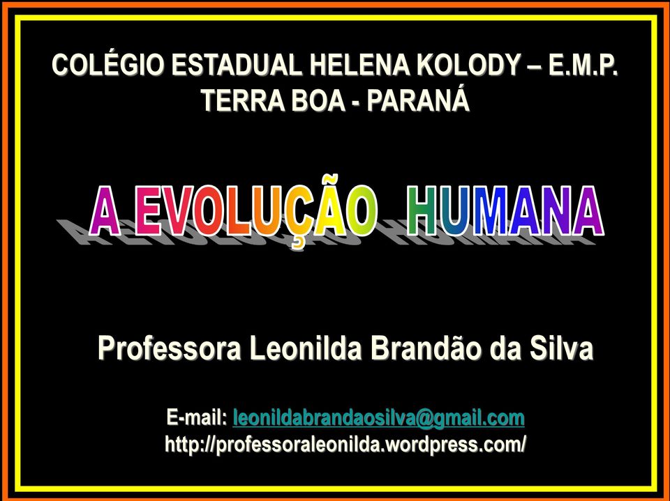 Brandão da Silva E-mail: