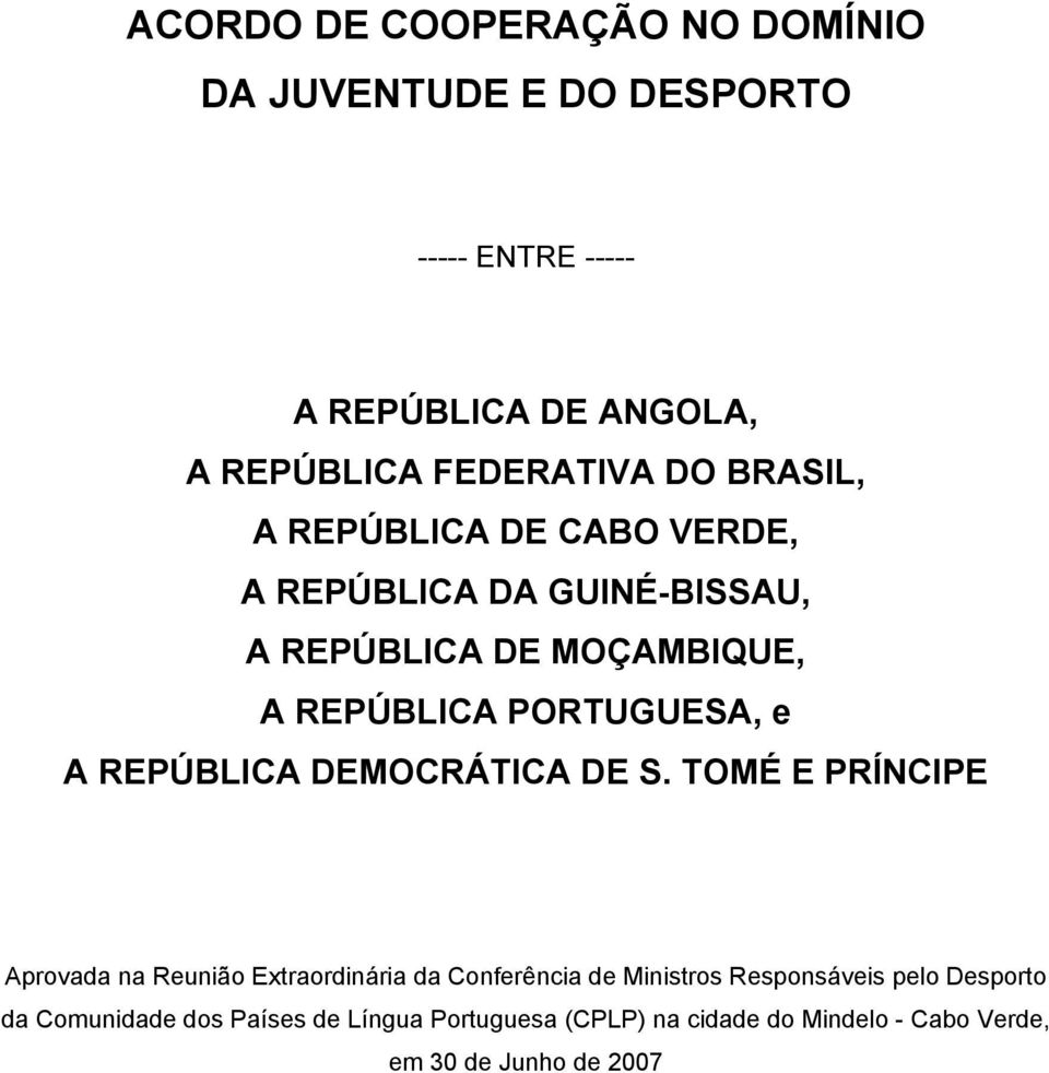 REPÚBLICA DEMOCRÁTICA DE S.