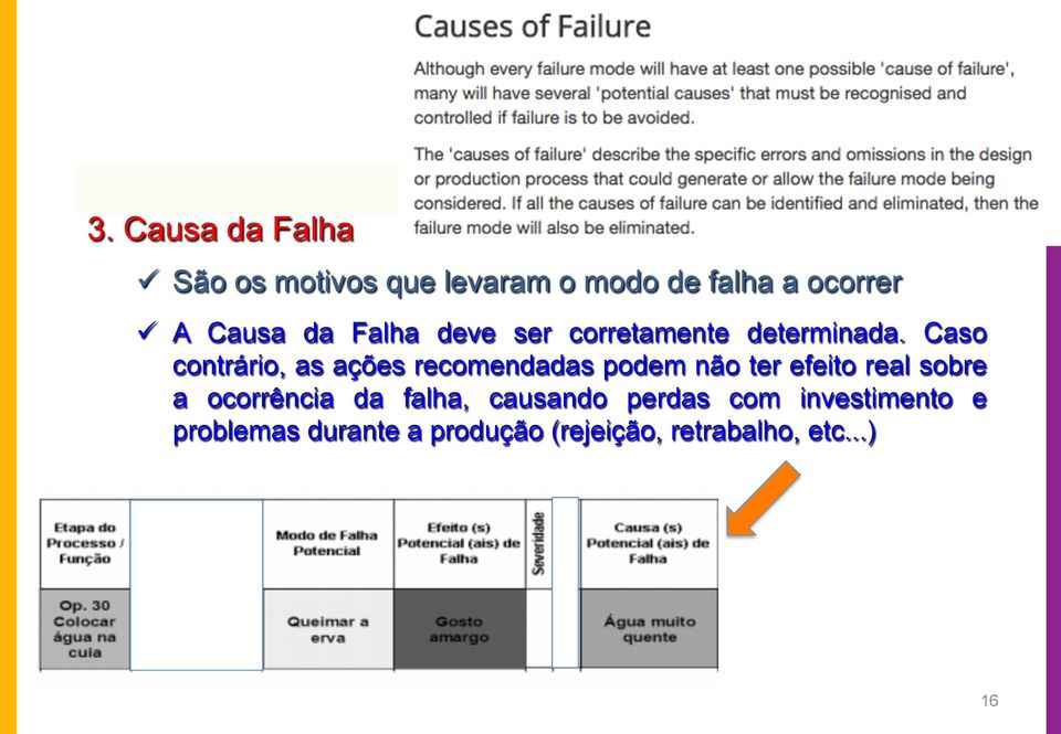 Caso contrário, as ações recomendadas podem não ter efeito real sobre a