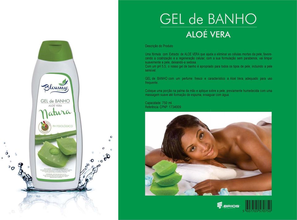 Com um ph 5,5, o nosso gel de banho é apropriado para todos os tipos de pele, incluindo a pele sensível.