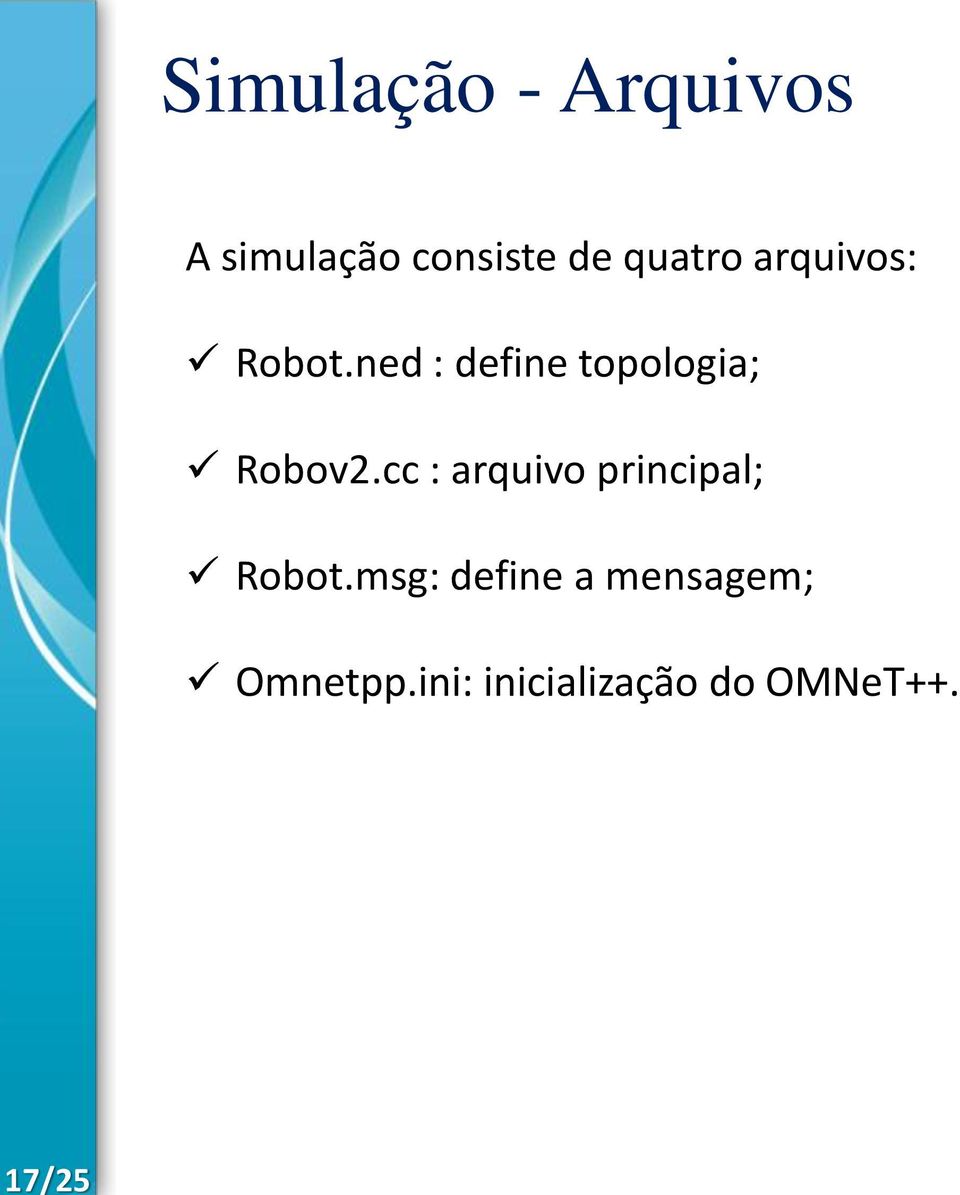 ned : define topologia; Robov2.