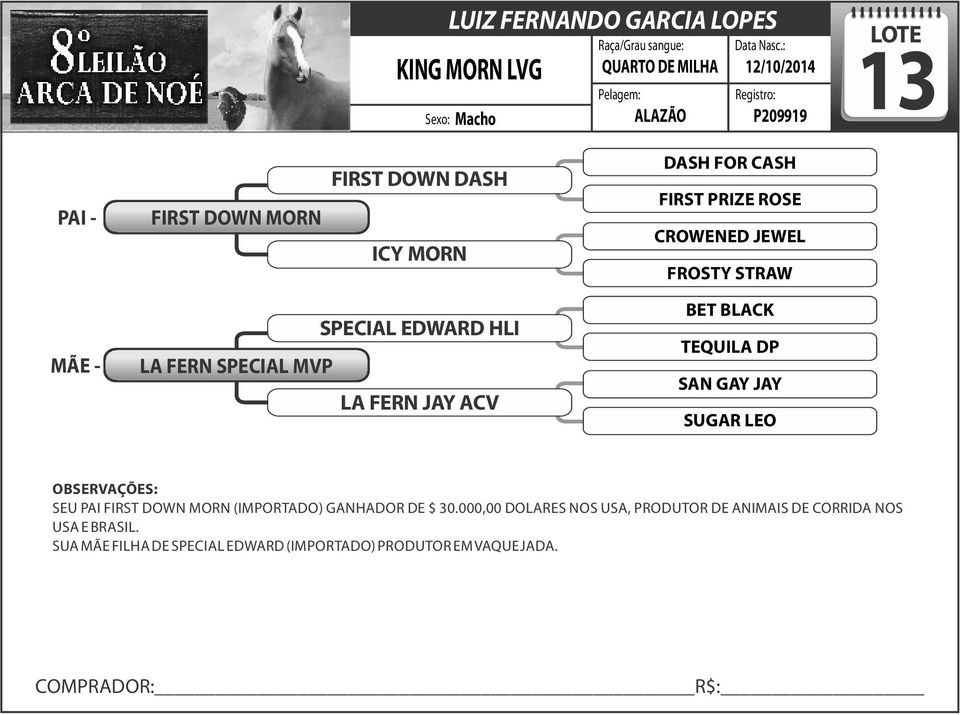 JAY ACV BET BLACK TEQUILA DP SAN GAY JAY SUGAR LEO SEU PAI FIRST DOWN MORN (IMPORTADO) GANHADOR DE $ 30.