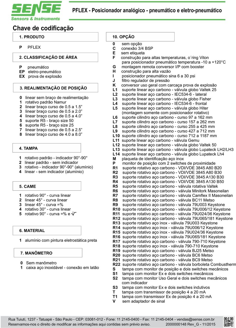 0 5 suporte R5 - braço size 50 6 suporte R5 - braço size 25 linear braço curso de 0.5 a 2.5 8 linear braço curso de 4.0 a 8.0 4.