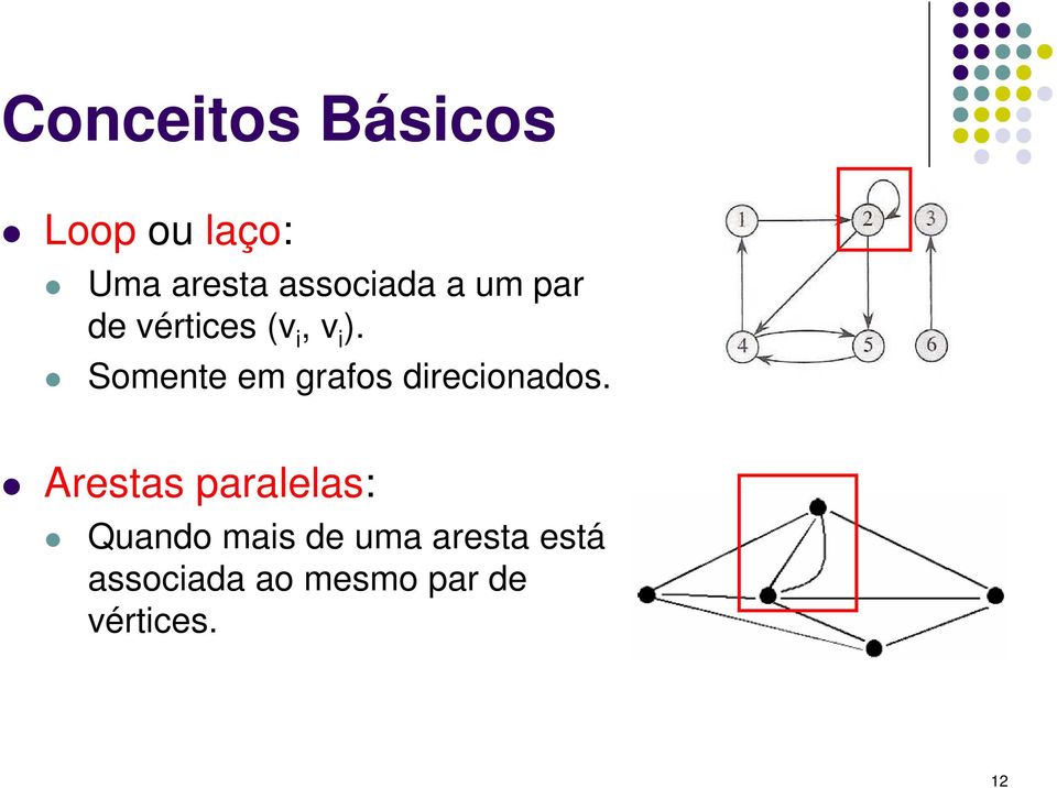 Somente em grafos direcionados.