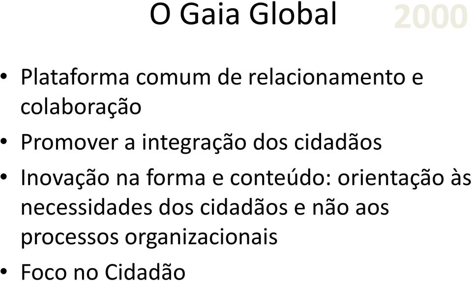 na forma e conteúdo: orientação às necessidades dos