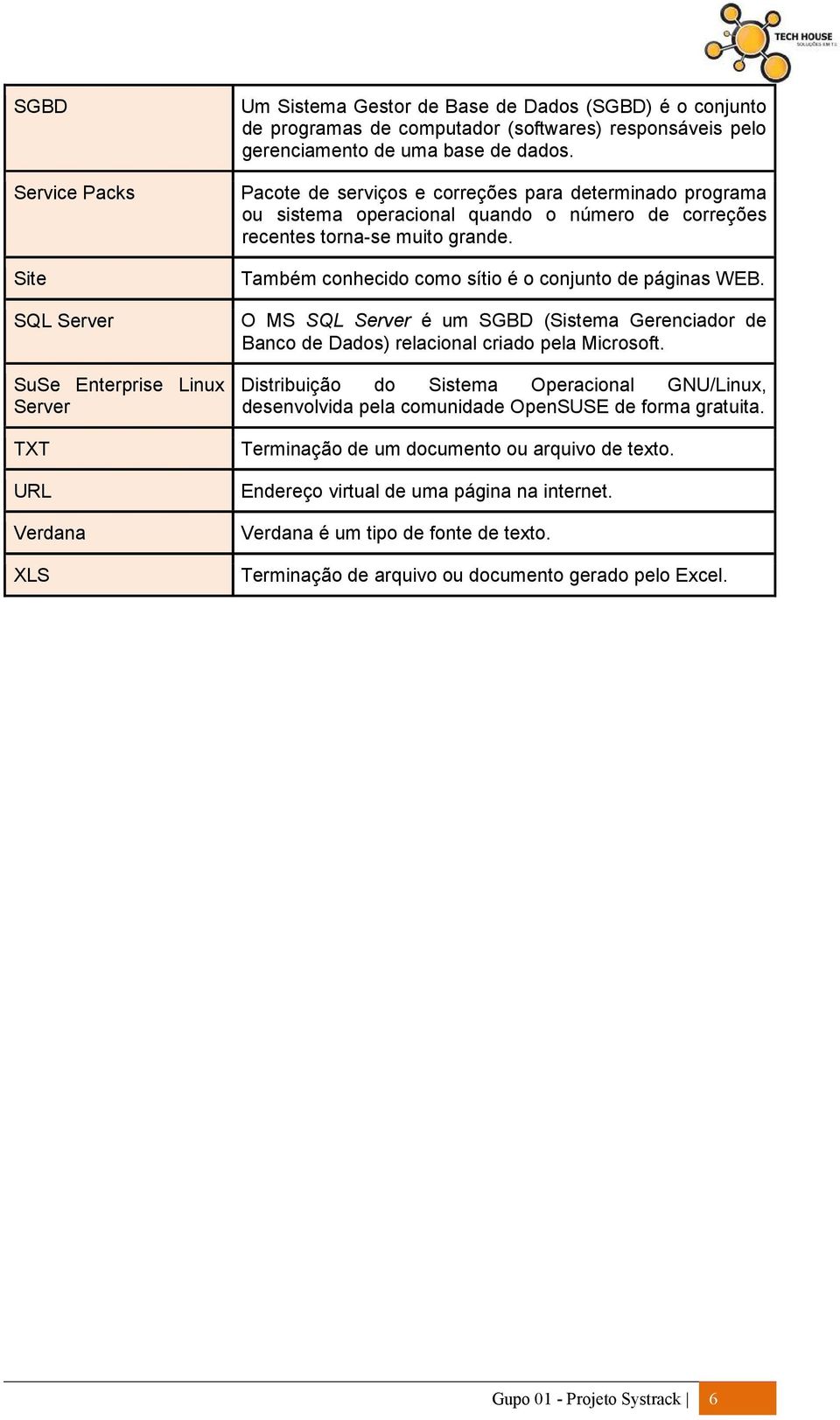 Também conhecido como sítio é o conjunto de páginas WEB. O MS SQL Server é um SGBD (Sistema Gerenciador de Banco de Dados) relacional criado pela Microsoft.