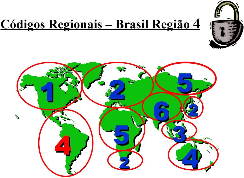 Códigos Regionais