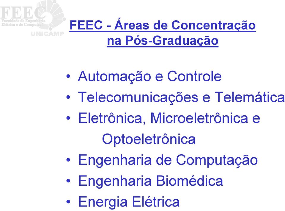 Eletrônica, Microeletrônica e Optoeletrônica