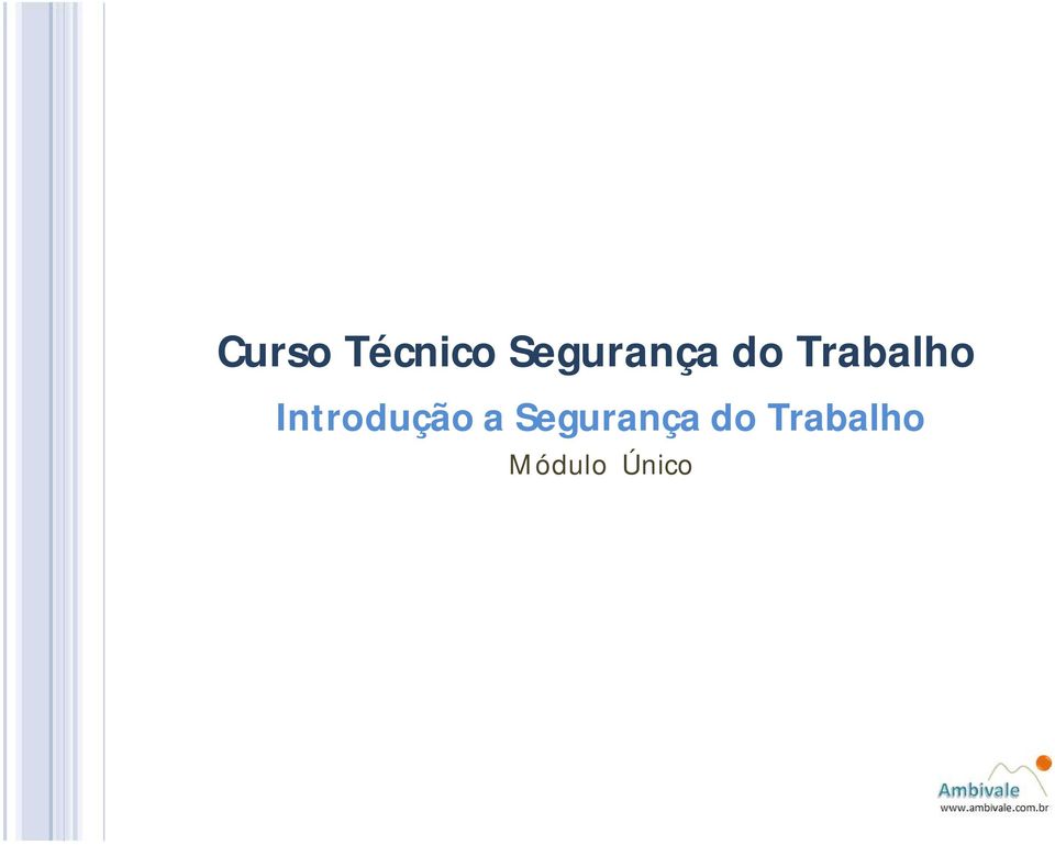 Trabalho Introdução