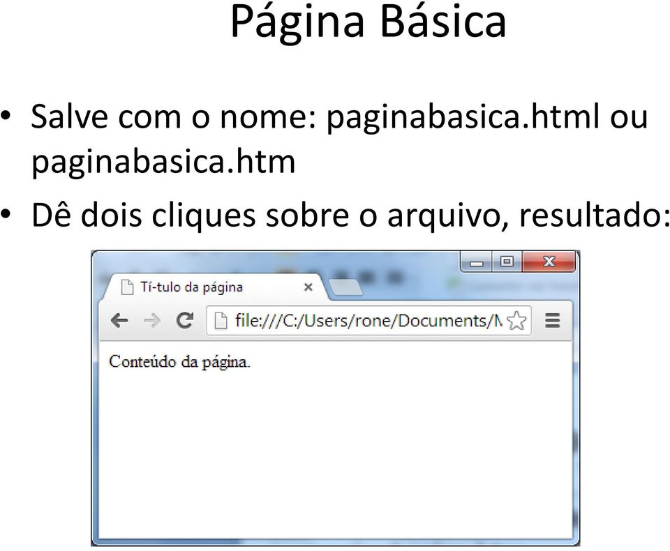 html ou paginabasica.