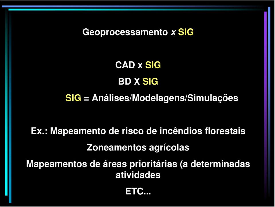 : Mapeamento de risco de incêndios florestais