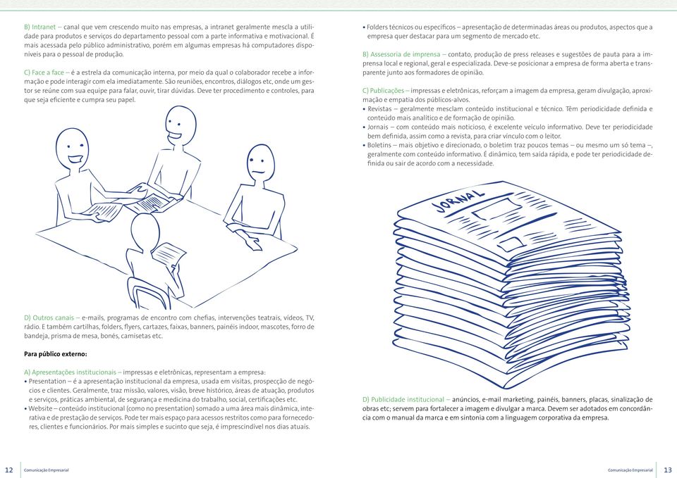 C) Face a face é a estrela da comunicação interna, por meio da qual o colaborador recebe a informação e pode interagir com ela imediatamente.