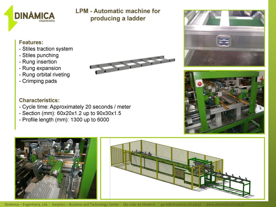 riveting - Crimping pads - Cycle time: Approximately 20 seconds / meter