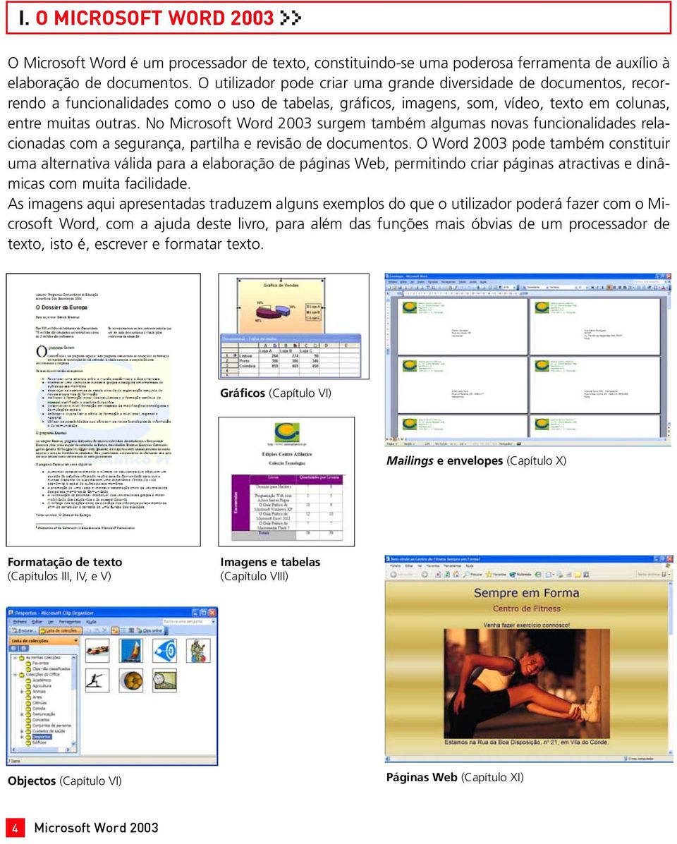 No Microsoft Word 2003 surgem também algumas novas funcionalidades relacionadas com a segurança, partilha e revisão de documentos.