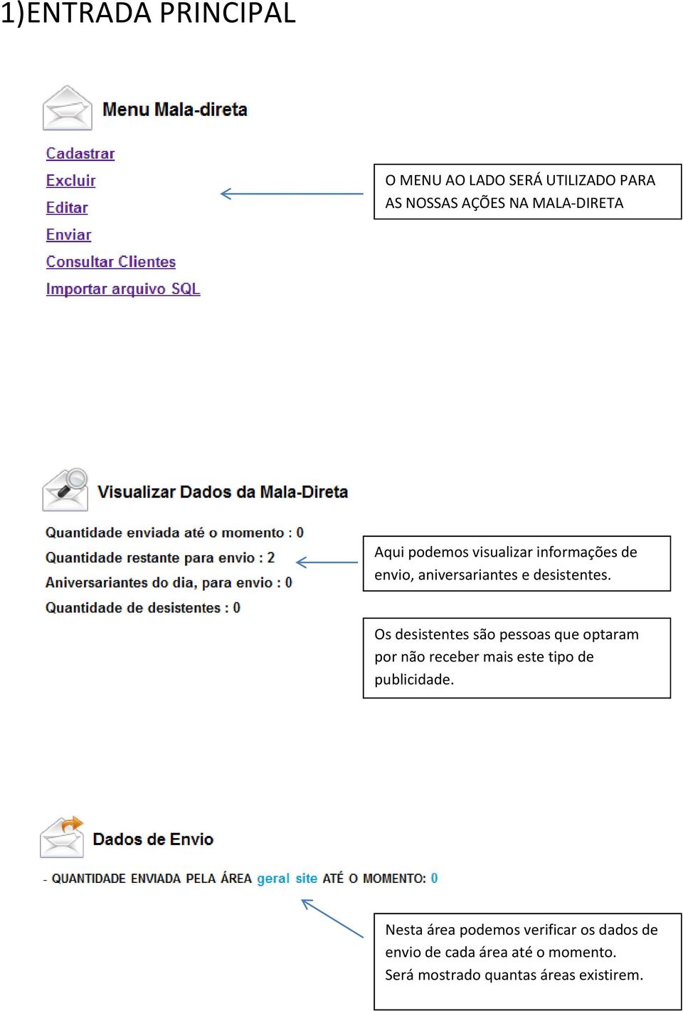 Os desistentes são pessoas que optaram por não receber mais este tipo de publicidade.