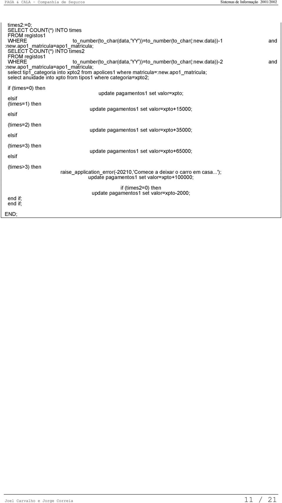 apo1_matricula=apo1_matricula; select tip1_categoria into xpto2 from apolices1 where matricula=:new.