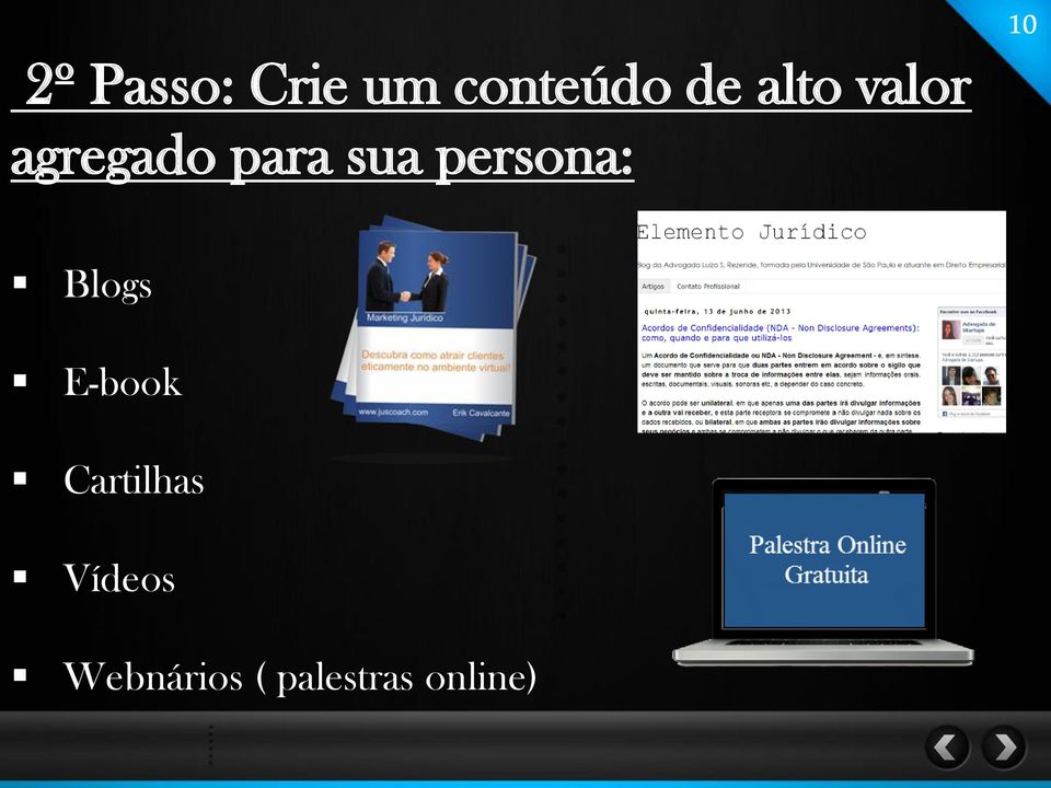 persona: Blogs E-book Cartilhas