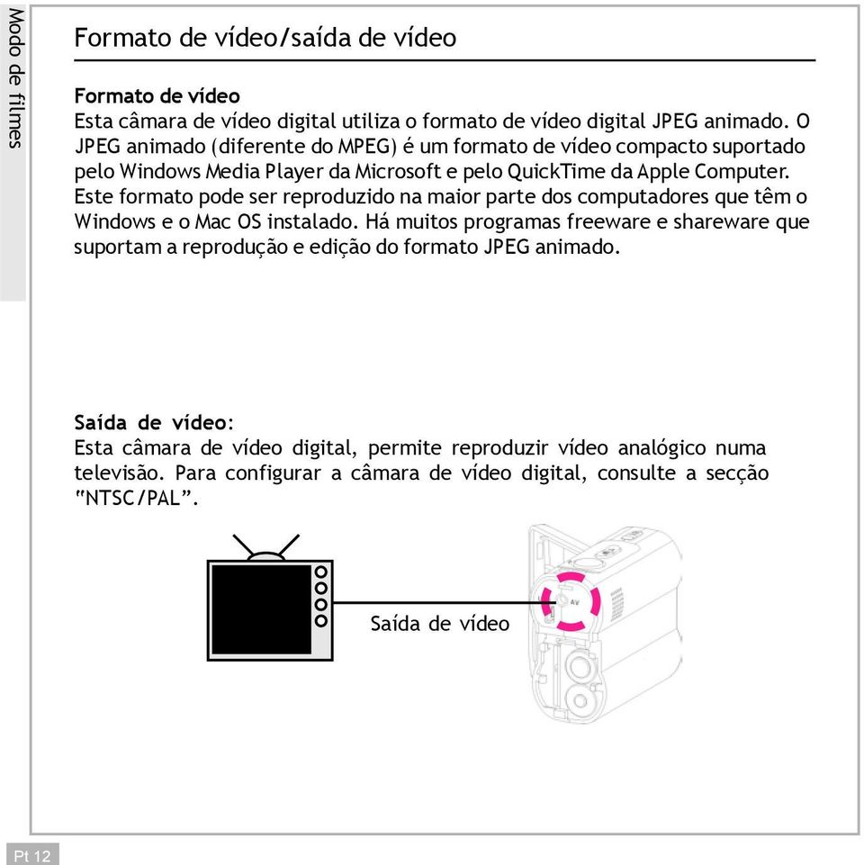 Este formato pode ser reproduzido na maior parte dos computadores que têm o Windows e o Mac OS instalado.