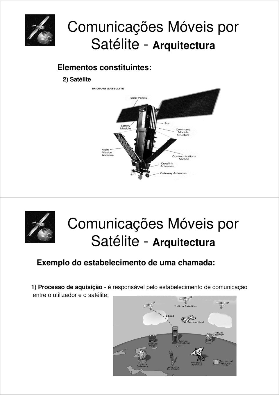 aquisição - é responsável pelo estabelecimento