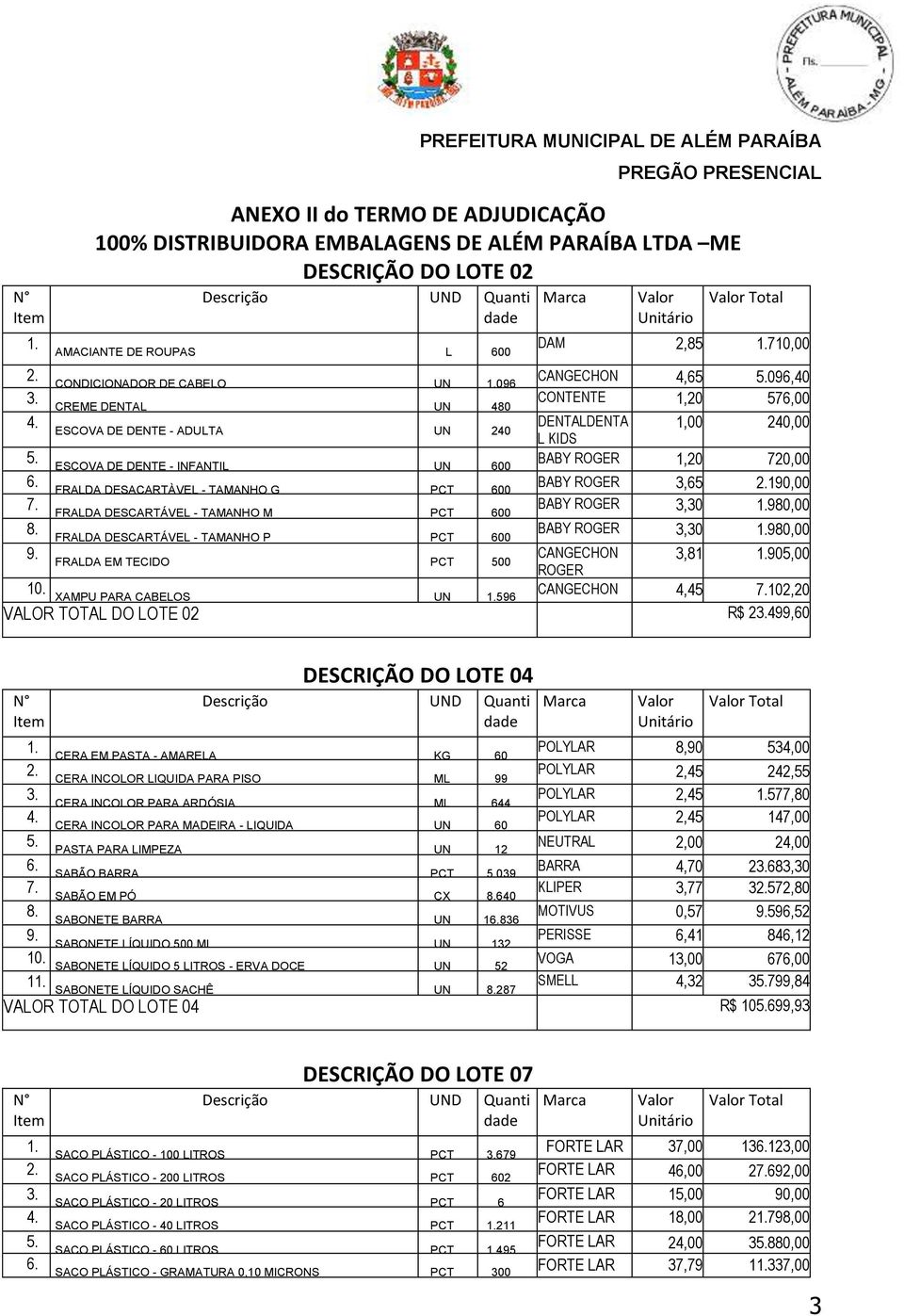 DAM 2,85 710,00 CANGECHON 4,65 096,40 CONTENTE 1,20 576,00 DENTALDENTA 1,00 240,00 L KIDS BABY ROGER 1,20 720,00 BABY ROGER 3,65 190,00 BABY ROGER 3,30 980,00 BABY ROGER 3,30 980,00 CANGECHON ROGER