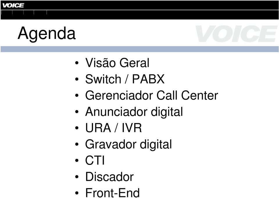 Anunciador digital URA / IVR