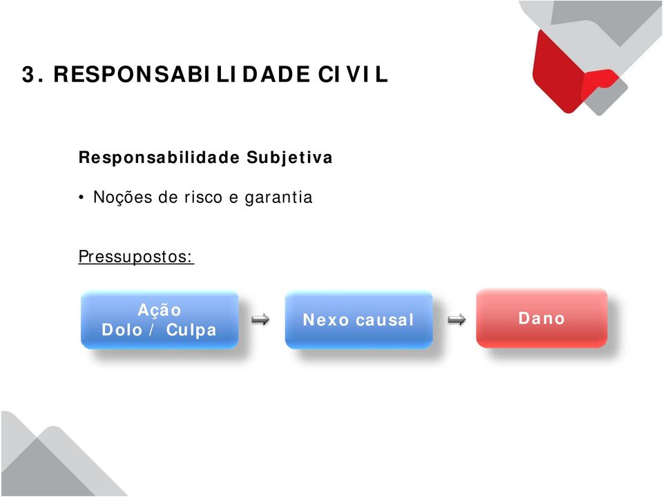 Noções de risco e garantia