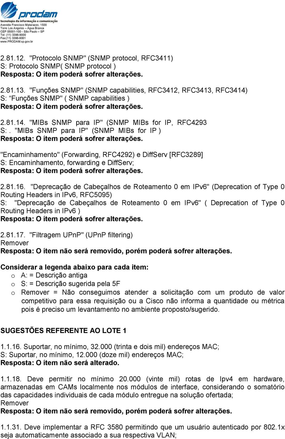 "MIBs SNMP para IP" (SNMP MIBs for IP ) "Encaminhamento" (Forwarding, RFC4292) e DiffServ [RFC3289] S: Encaminhamento, forwarding e DiffServ; 2.81.16.