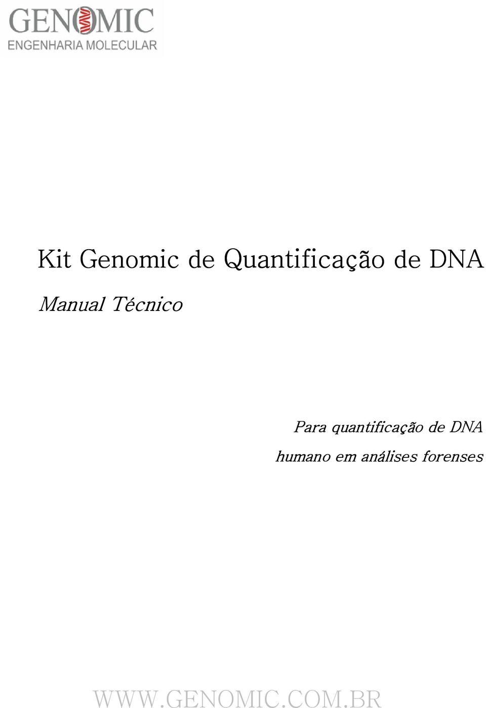 quantificação de DNA humano em