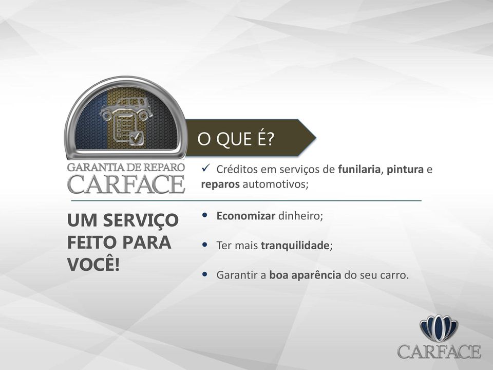 reparos automotivos; UM SERVIÇO FEITO PARA