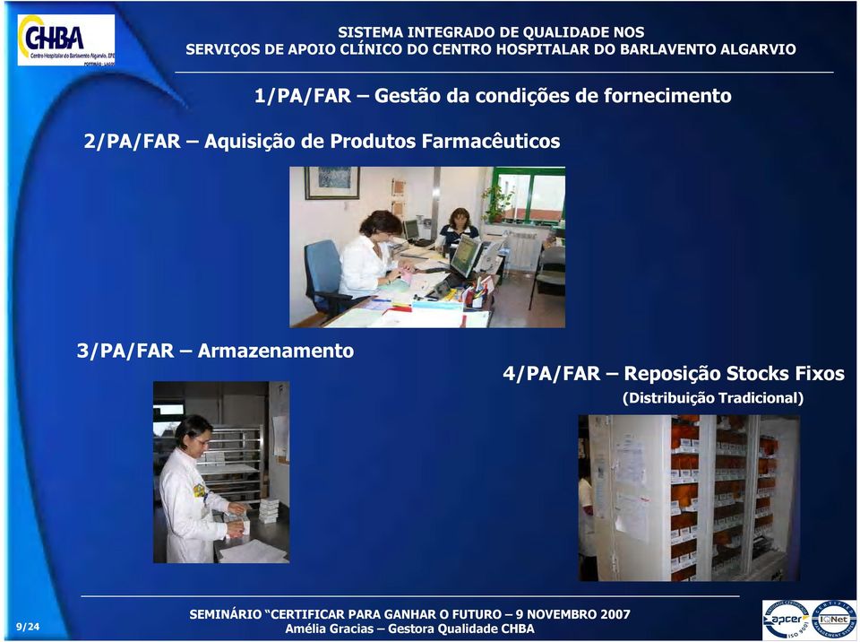 Farmacêuticos 3/PA/FAR Armazenamento