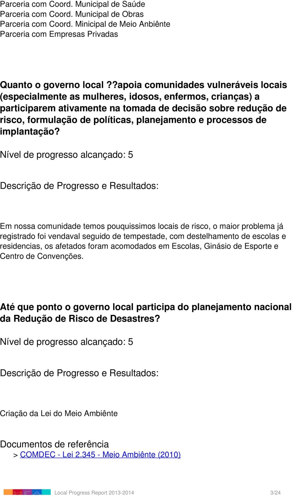 planejamento e processos de implantação?