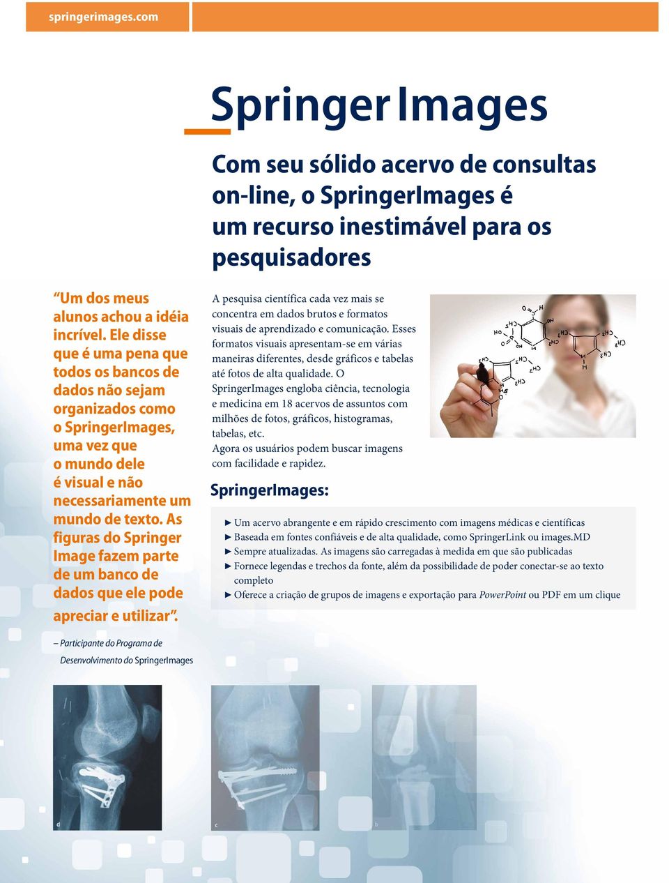 As figuras do Springer Image fazem parte de um banco de dados que ele pode apreciar e utilizar.