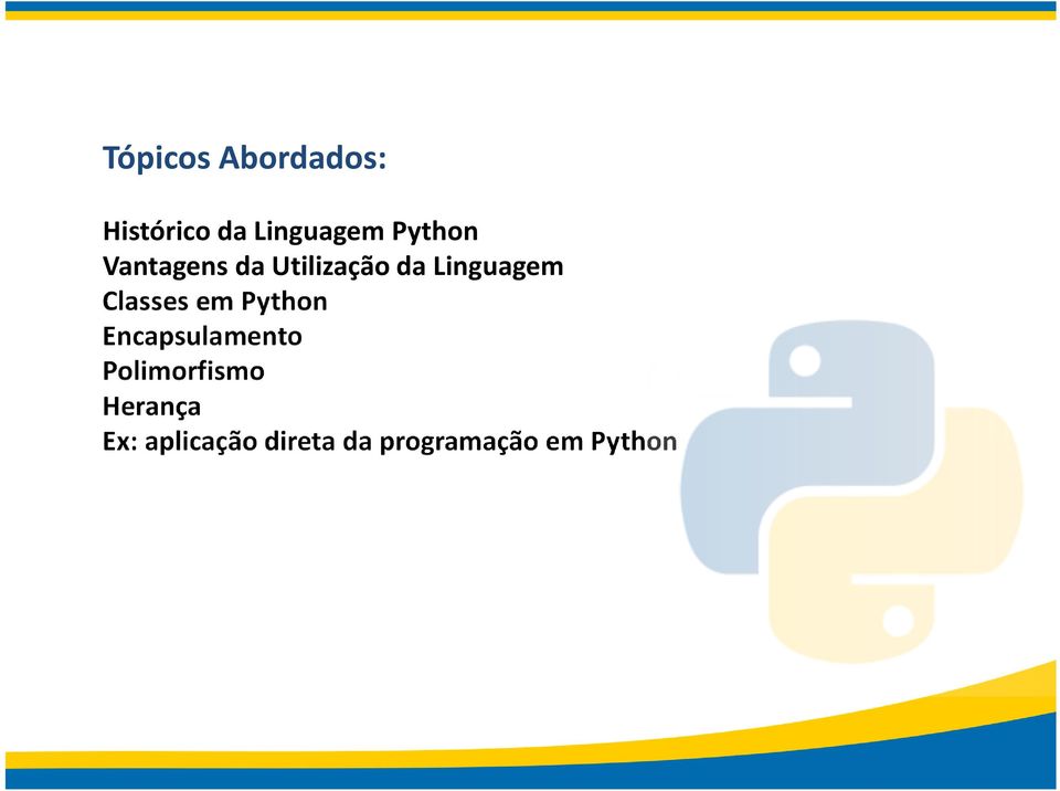 Classes em Python Encapsulamento Polimorfismo